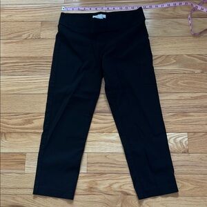 Margaret M Black Cropped Pants